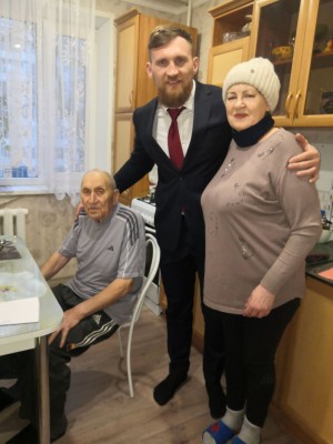В гостях у ветерана депутат Кудряшов Д.А.